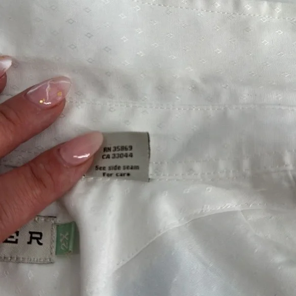 Roper pearl snap western shirt all over monotone print cowboy rodeo sz 2X - Picture 6 of 13